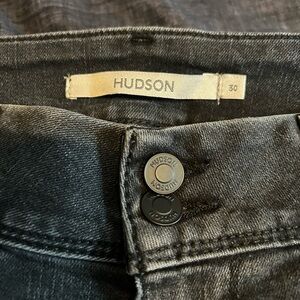 Hudson Charcoal Denim Jeans Size 10
